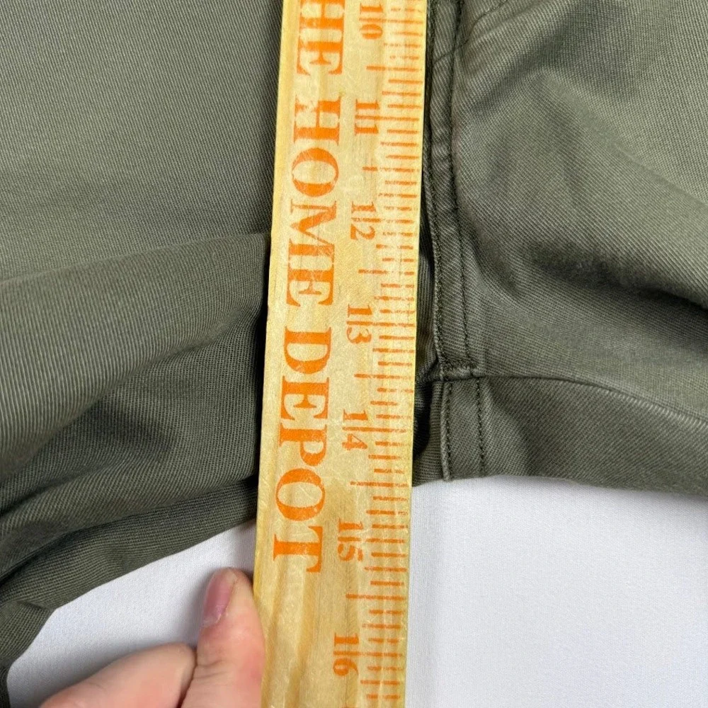 Levis XX Chino Standard Taper Pants Mens 48x34 Olive Green Stretch
